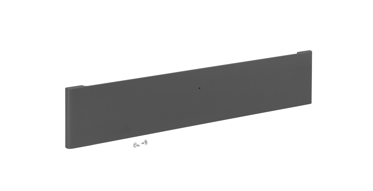 Передняя панель Decor на 1 рельс, серый